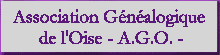 Association G&eacute;n&eacute;alogique de l'Oise