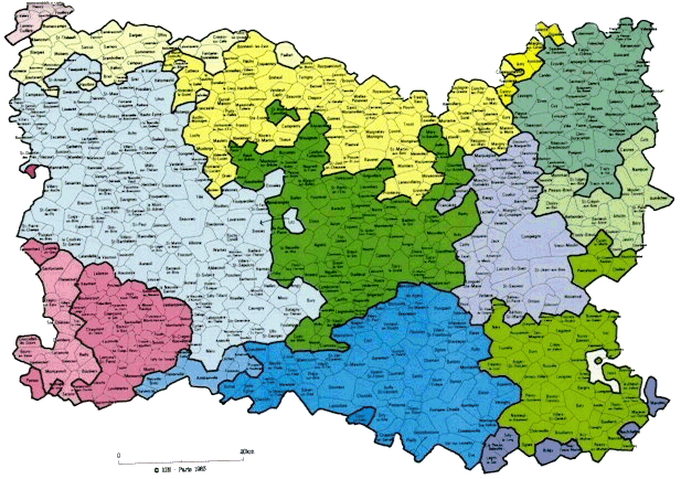 Les divisions administratives de L'Oise sous l'Ancien Rgime (97 Ko)